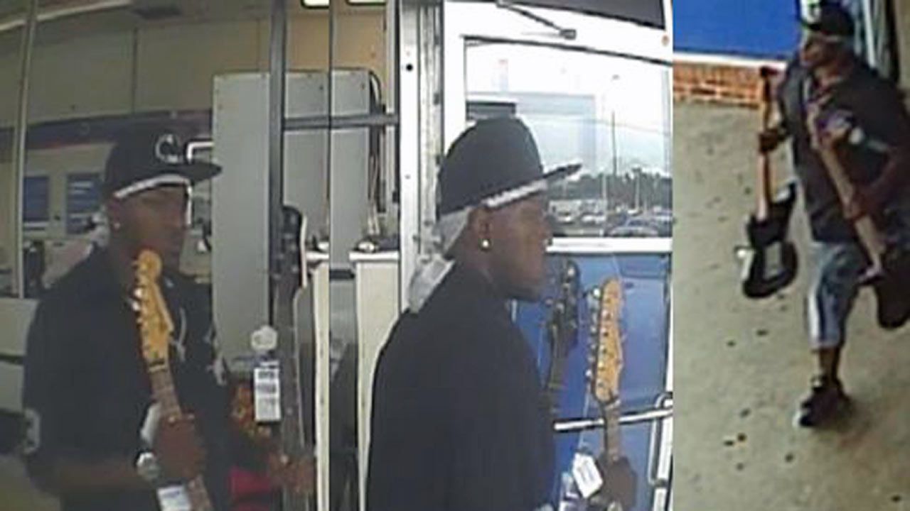 Police Seek To Identify Tulsa Pawn Shop Guitar Thief