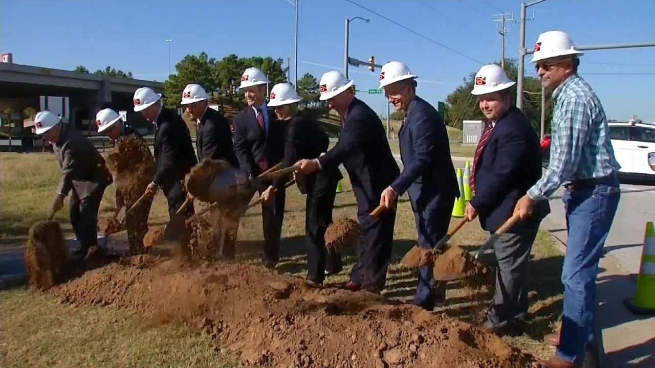 Ground Broken For Creek Turnpike Interchange Improvements In Jenks