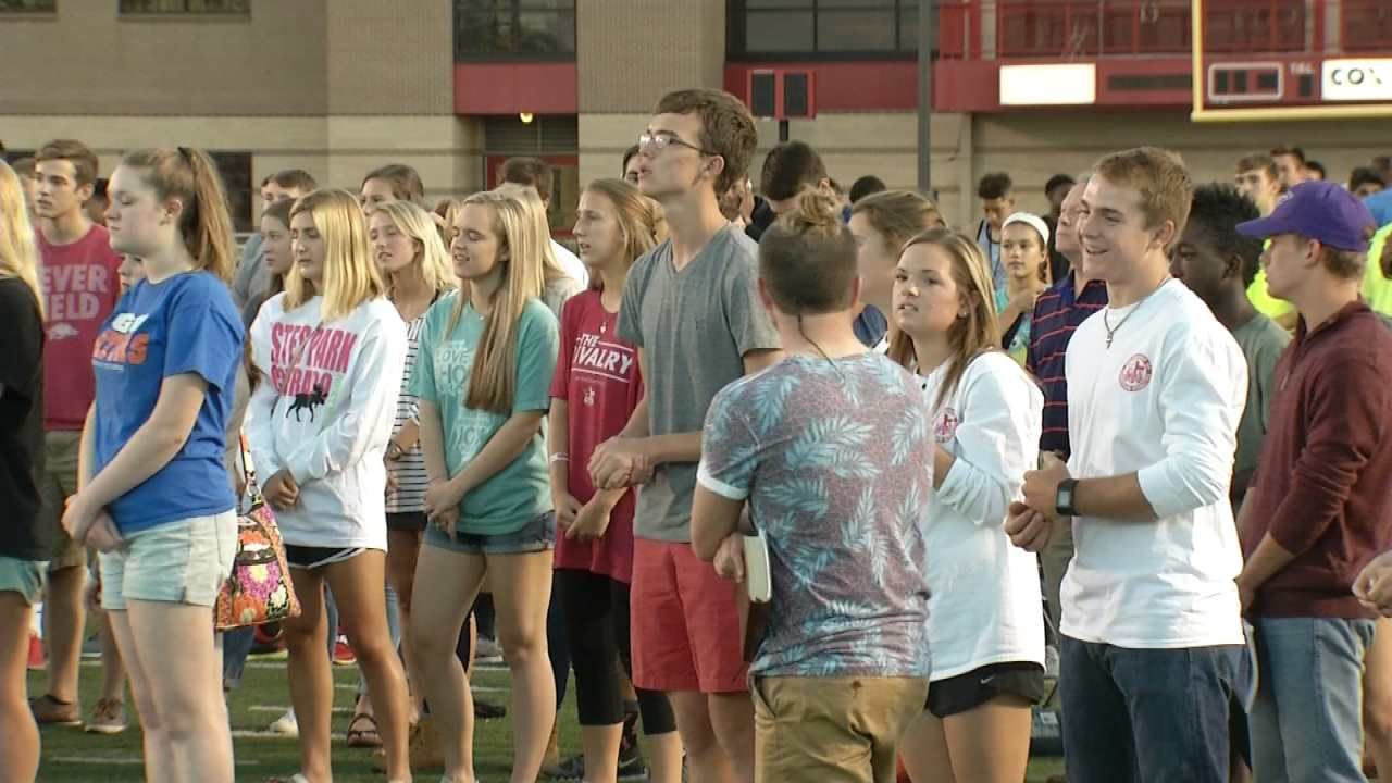 Hundreds Attend Field Of Faith Event At Union Football Stadium