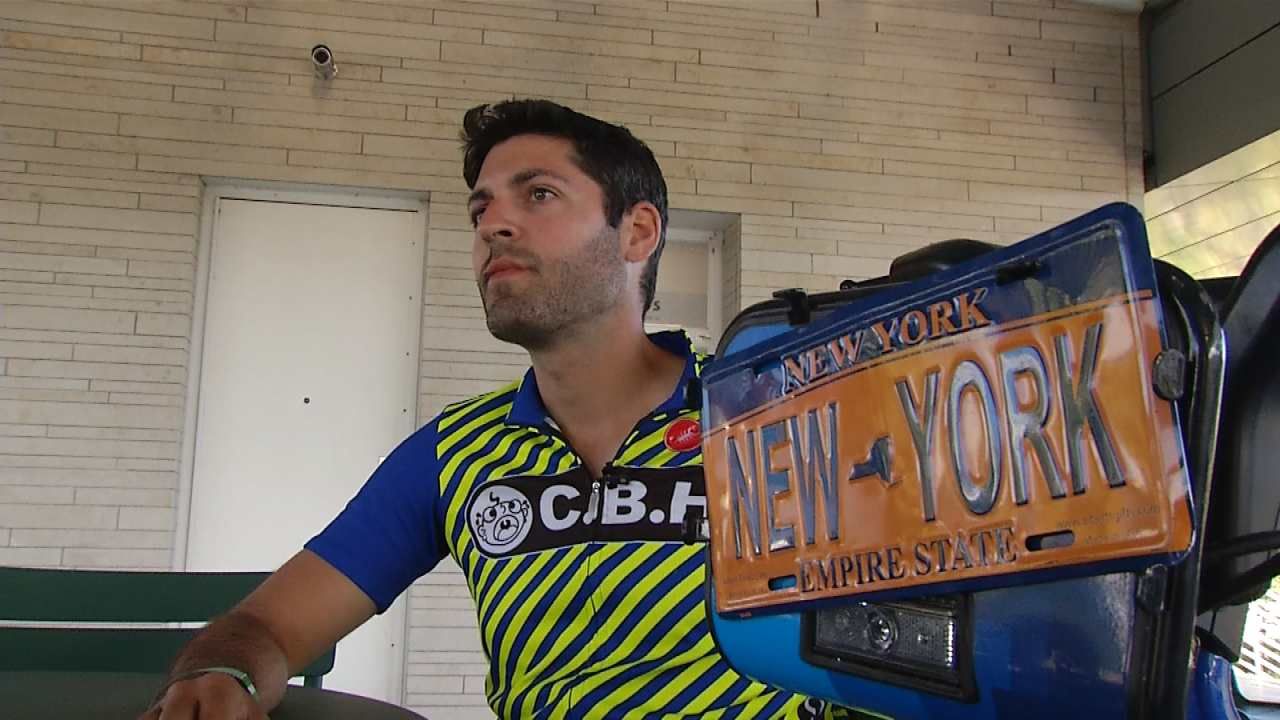 Cyclist On Cross Country Journey Punched In Face By Sapulpa Driver