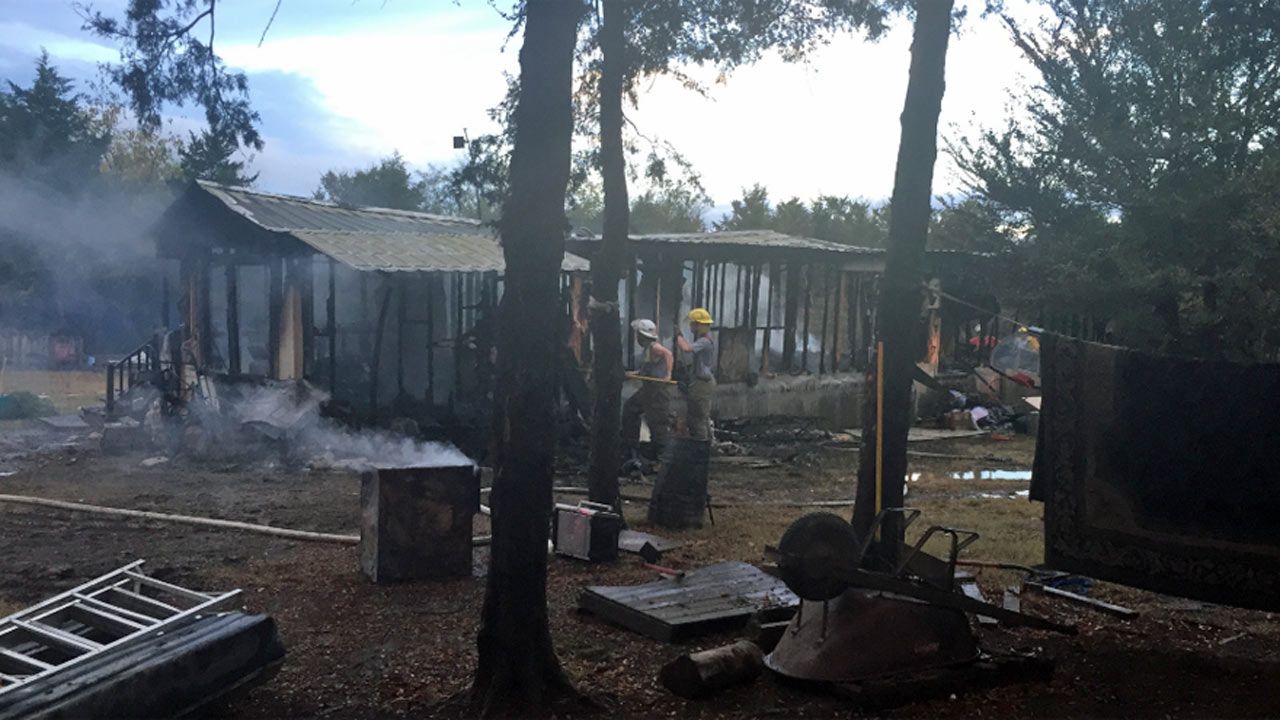 One Rescued, Five Escape Burning Home In LeFlore County