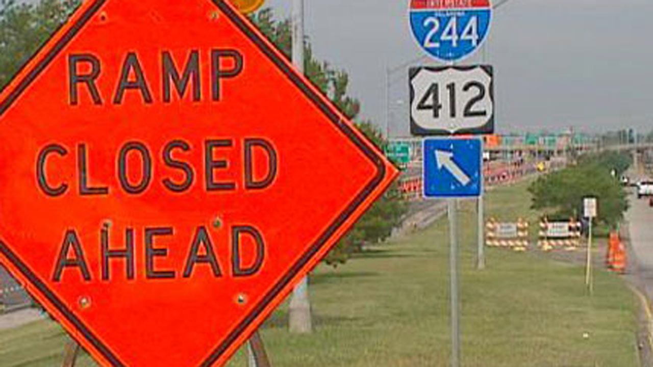 ODOT: More Closures For Tulsa's I-244 Reconstruction Project