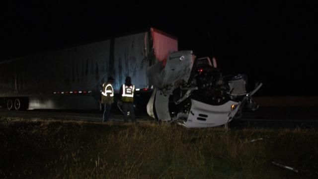 Semi Crashes On Turner Turnpike Near Stroud