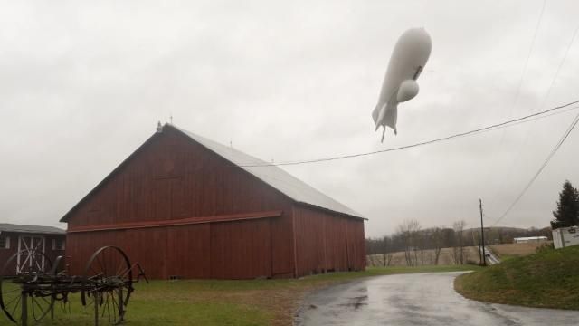 Runaway Military Blimp Back On The Ground
