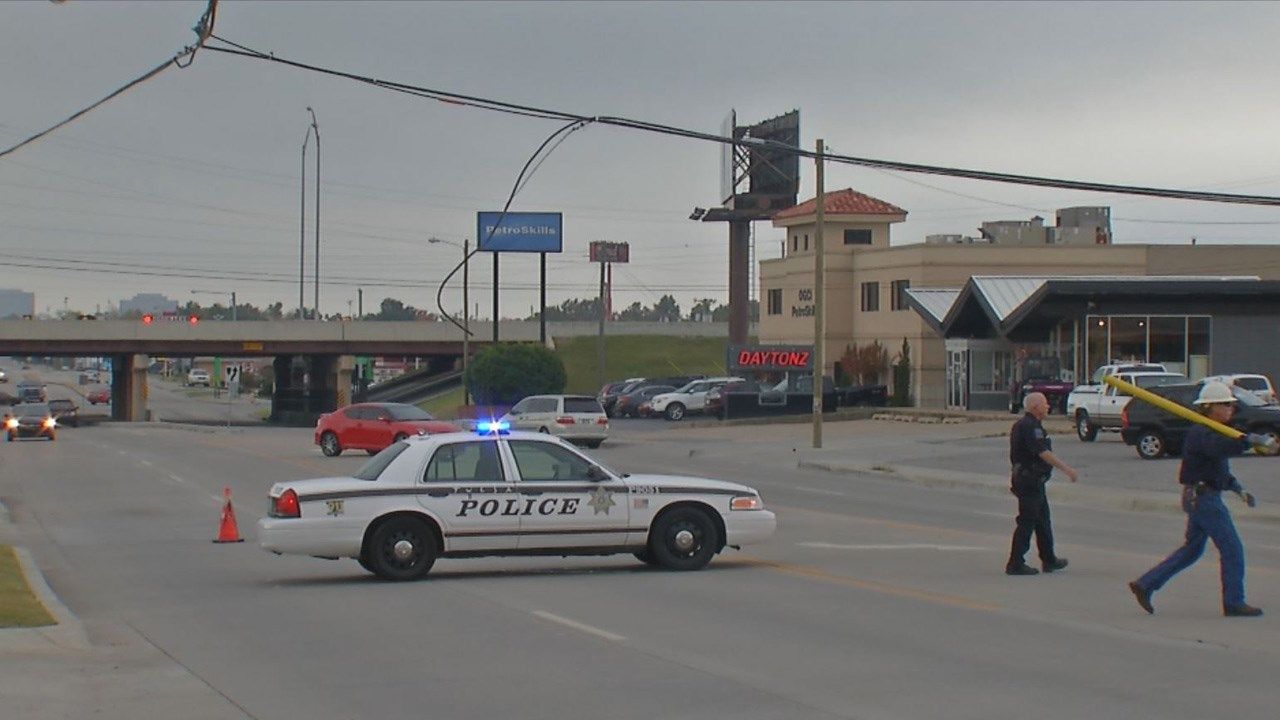 Downed Power Line Closes Yale Near Broken Arrow Expressway