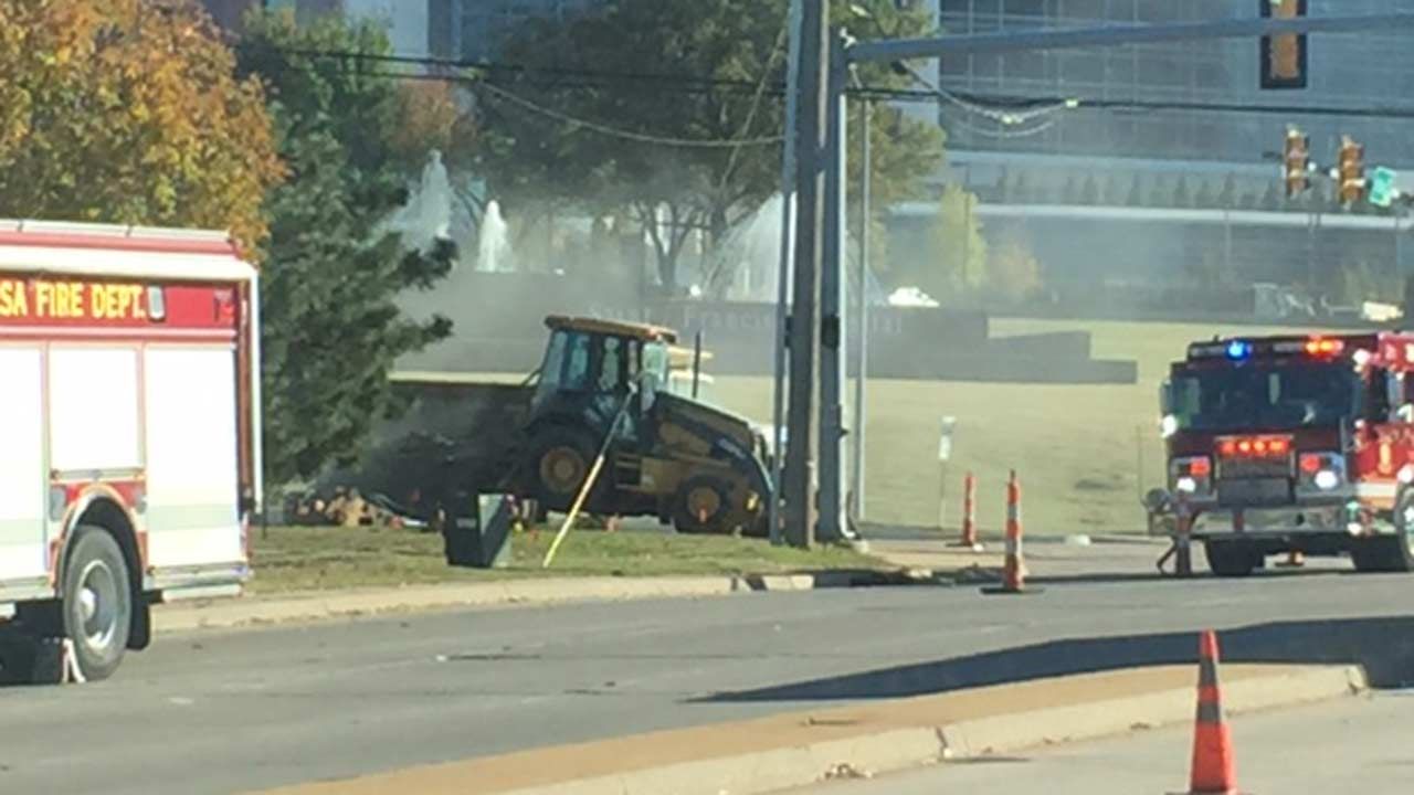 Crews Work For Hours To Repair Natural Gas Leak Near St. Francis