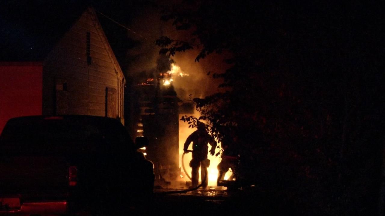 Tulsa Fire Crews Put Out House, Garage Fires