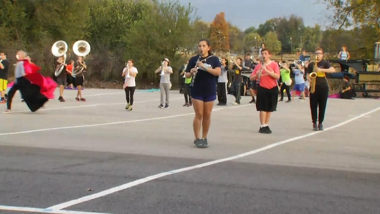 Berryhill Brigade Practices Ahead Of Grand National Championships