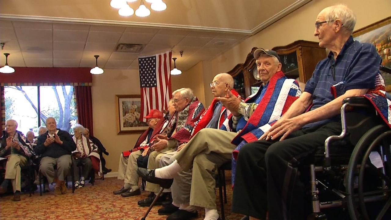 Oklahoma Veterans Honored With Quilts Of Valor