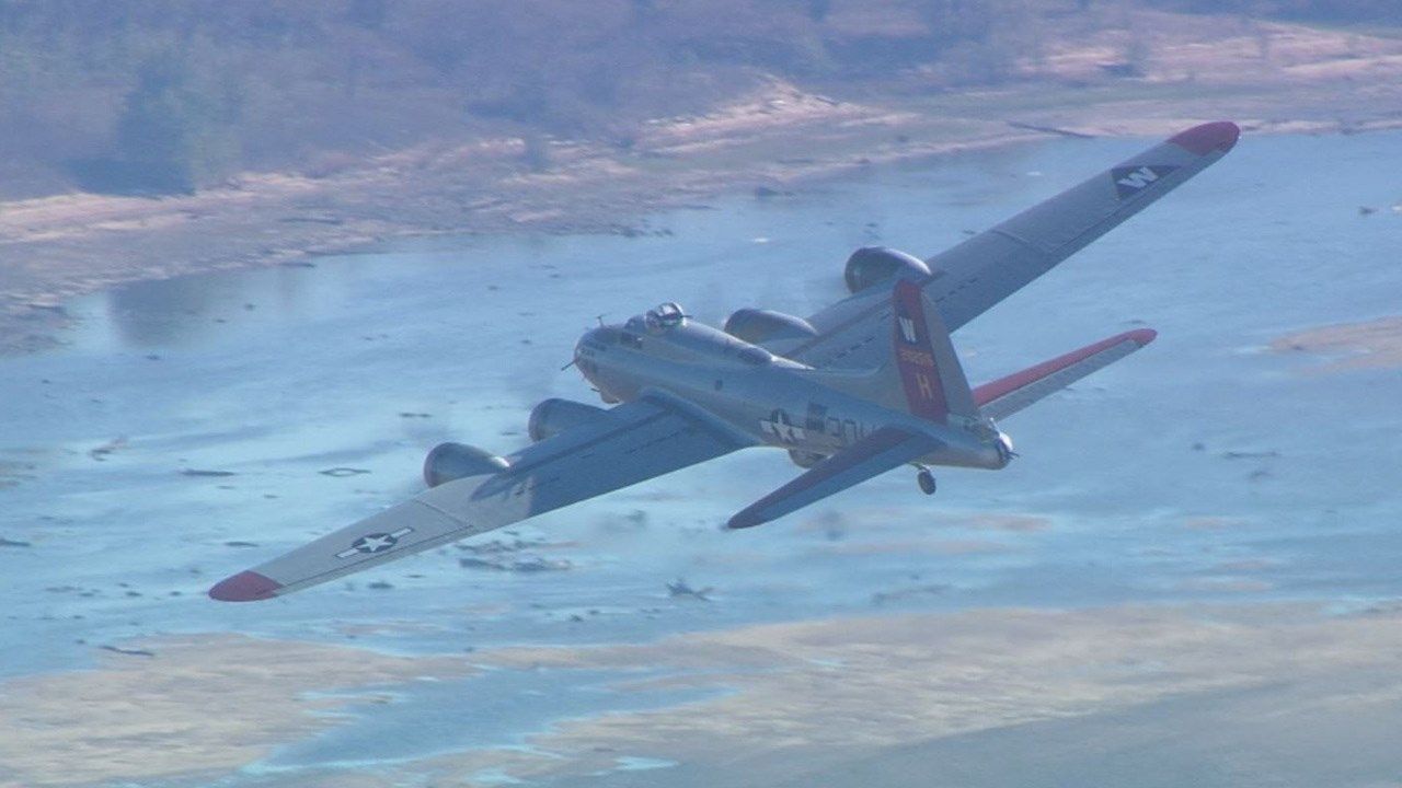 B-17 'Aluminum Overcast' Visits Tulsa