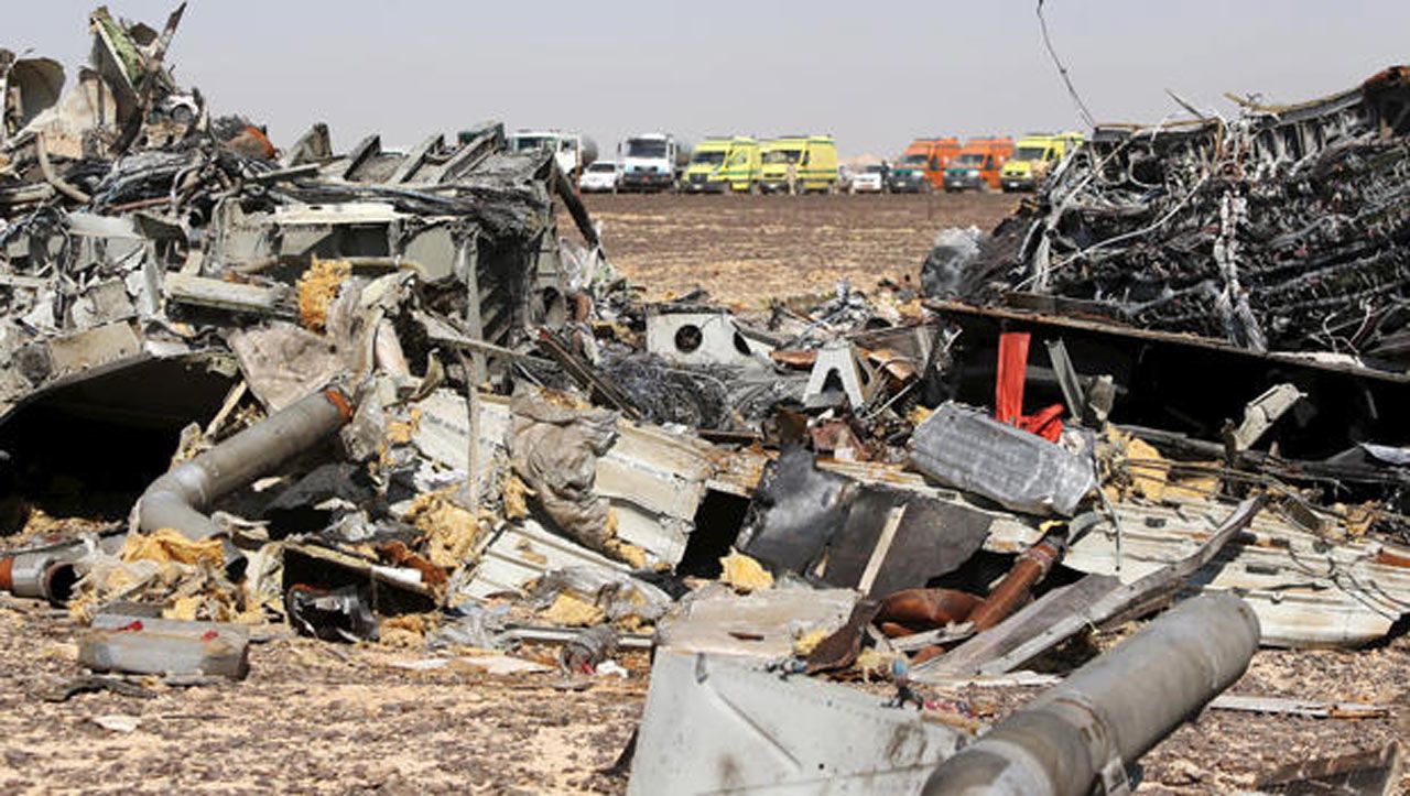 Russia Says Bomb Destroyed Airliner Over Egypt