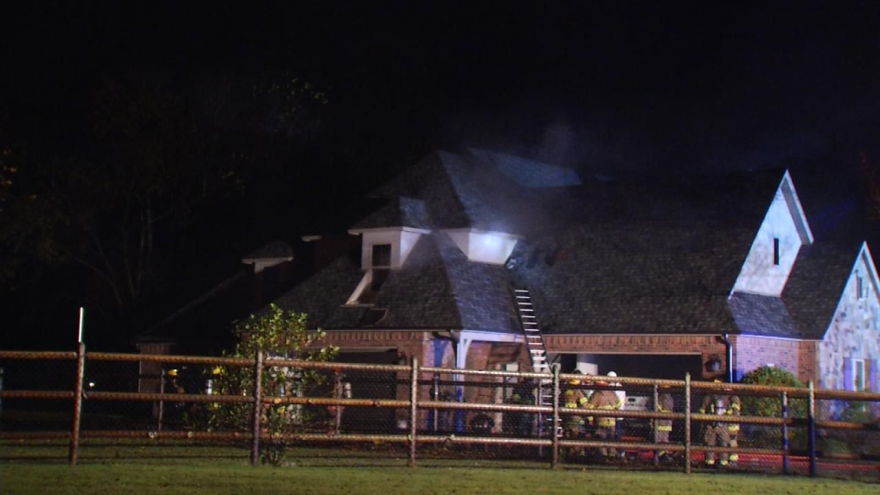 Lightning Damages Owasso Home