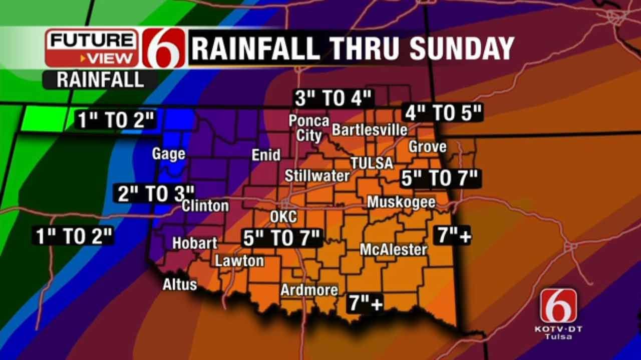 Rain Moving Into Eastern Oklahoma In Time For Thanksgiving