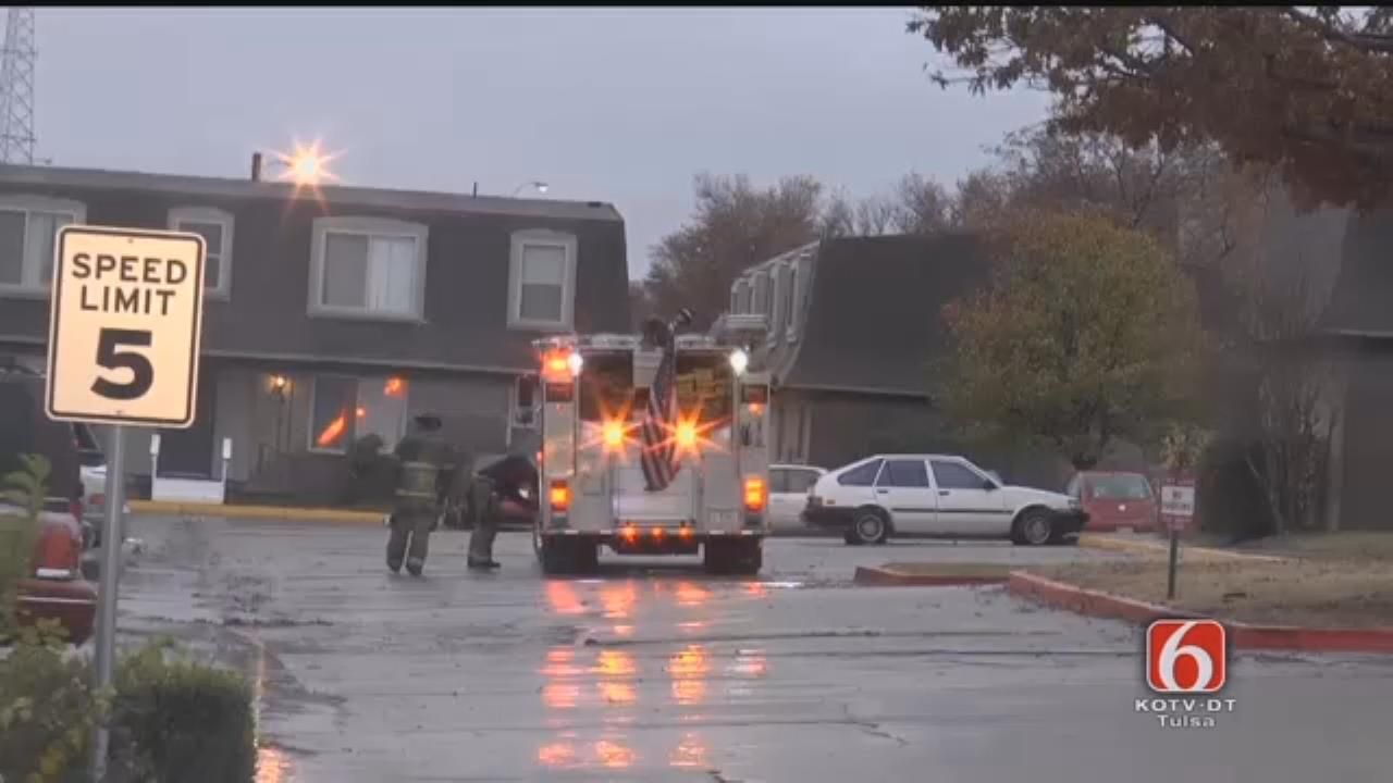 Candle Catches Tulsa Apartment On Fire
