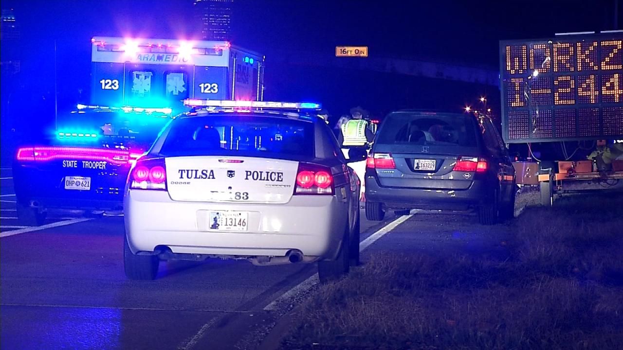 Man Stumbling On Tulsa Highway Hit, Killed, OHP Says