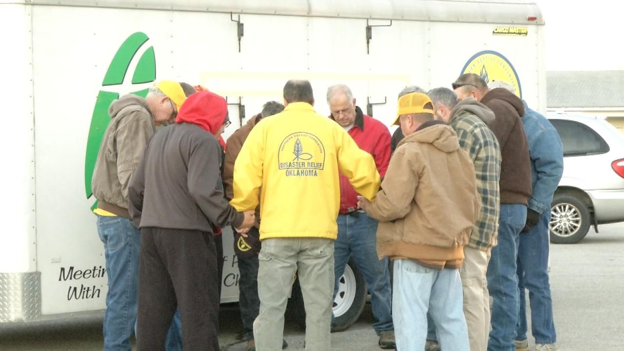 Claremore's Baptist Relief Chainsaw Team To Do Ice Storm Cleanup In Yukon