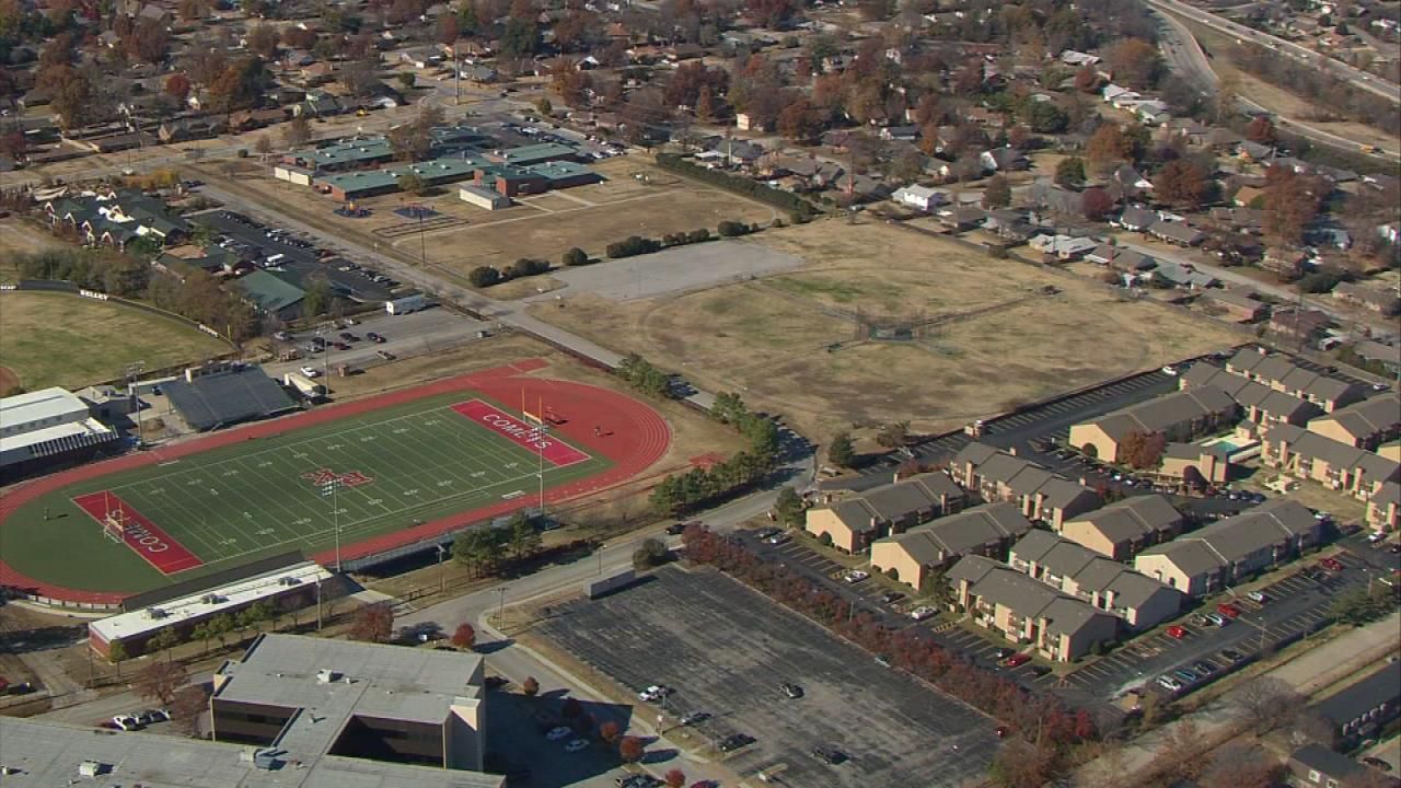 For Sale Sign Up At Tulsa's Mitchell Park