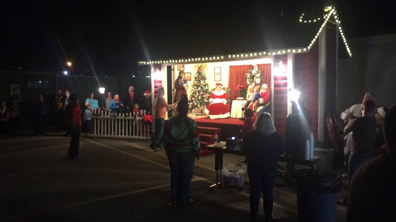 Santa Visits 150 Kids At Jenks Police Department