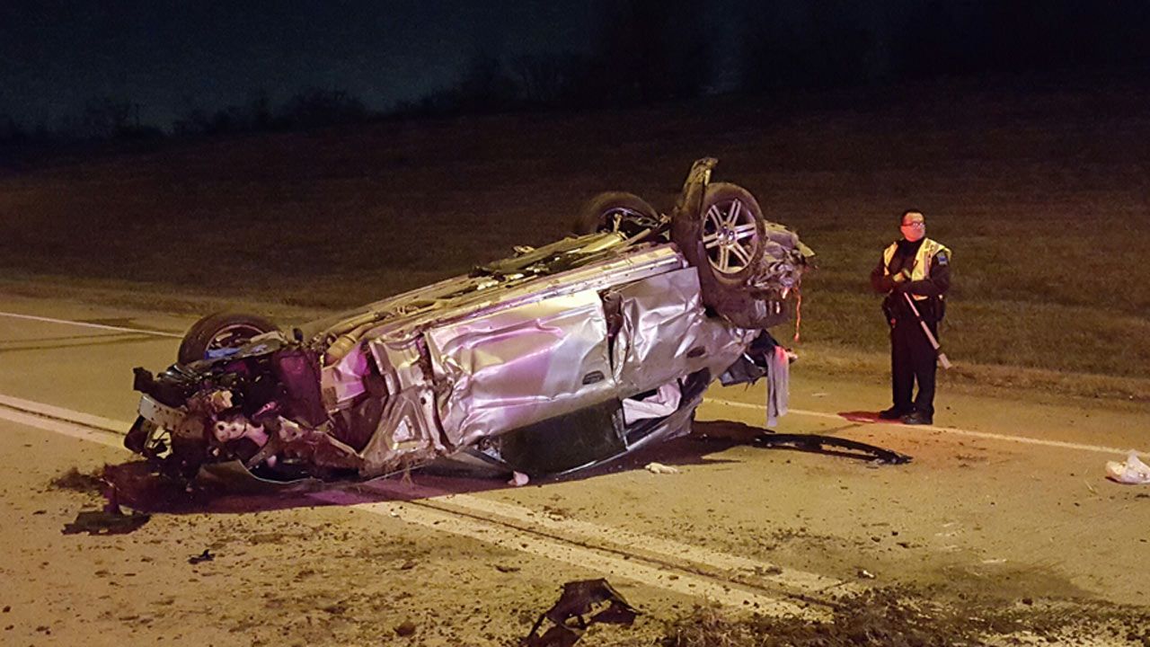 Stolen Car Crashes During Street Race On Tulsa Highway