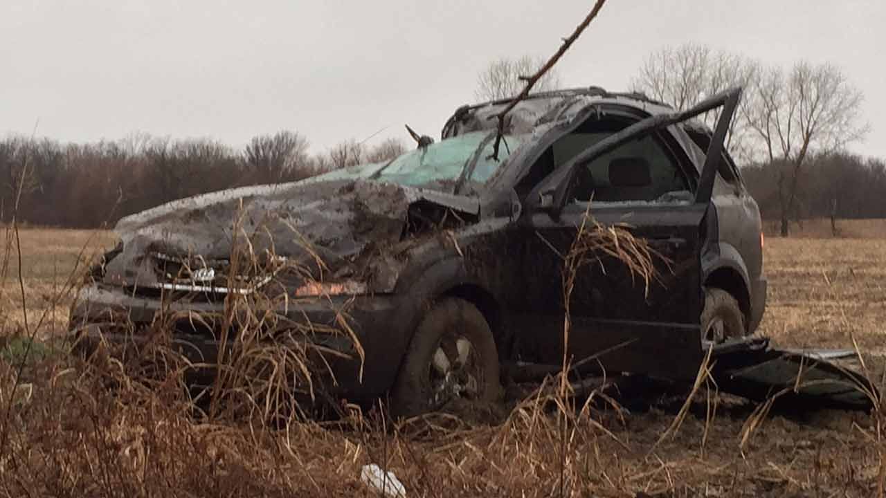 Catoosa Man Critical After Rollover Crash; OHP Investigating