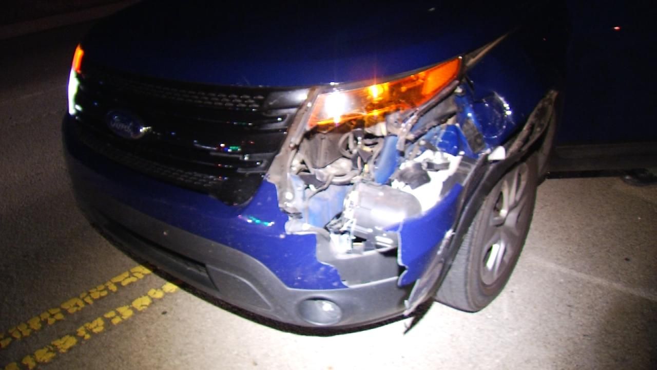 Police Officer's SUV Kills 8-Point Buck On Tulsa Street