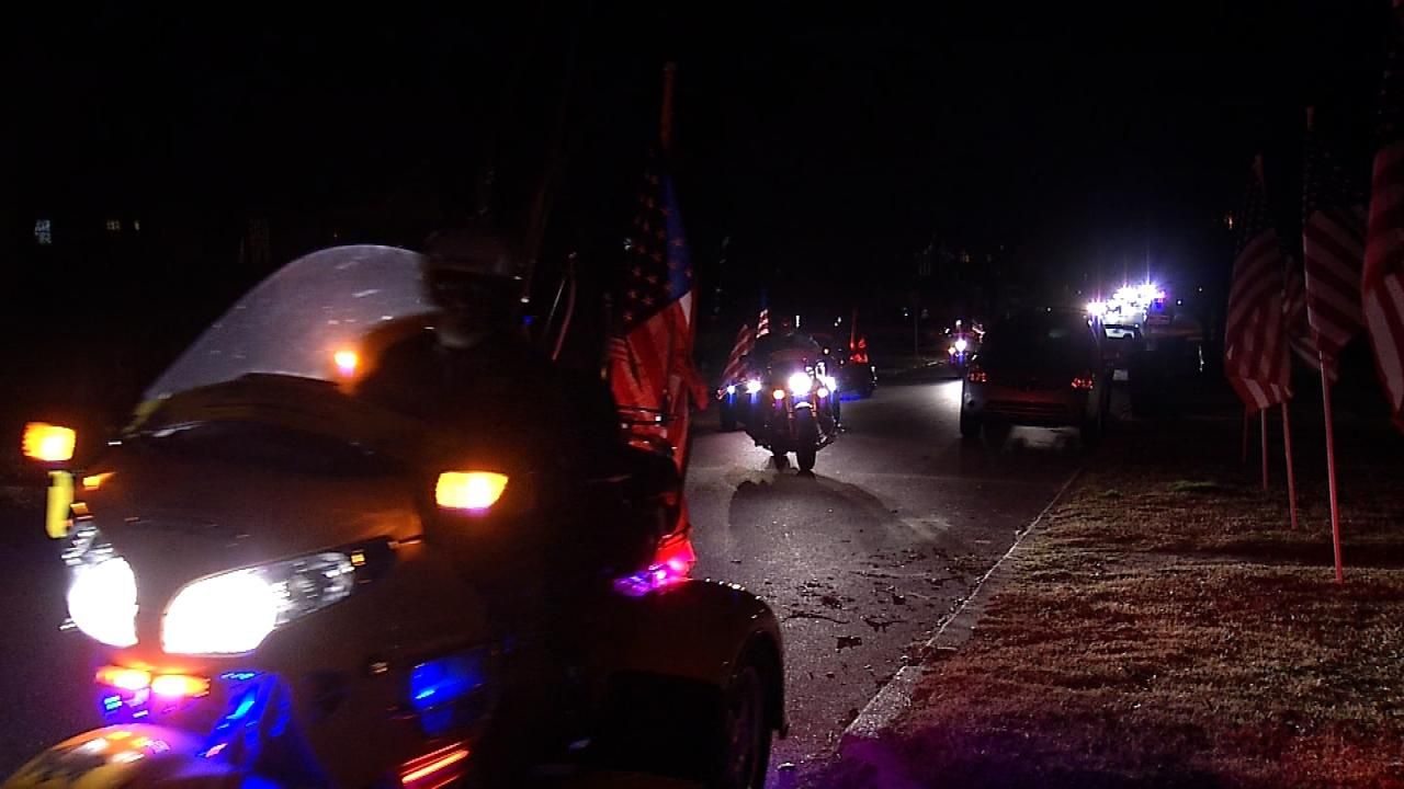 Patriot Guard Riders Bring Oklahoma Veteran Home