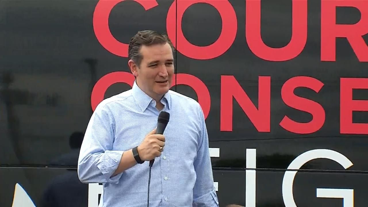 Ted Cruz Holding Campaign Rallies In Tulsa, Oklahoma City