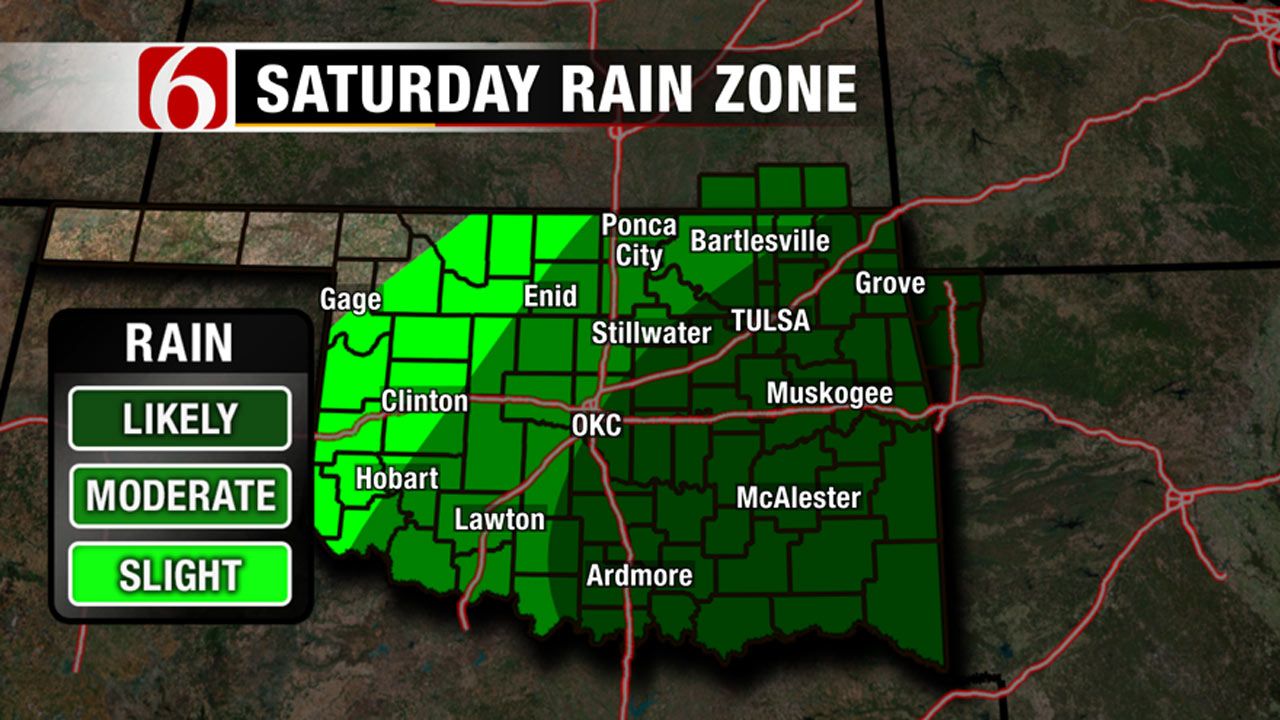 Weekend Rains Bring Flood Threat To Eastern Oklahoma