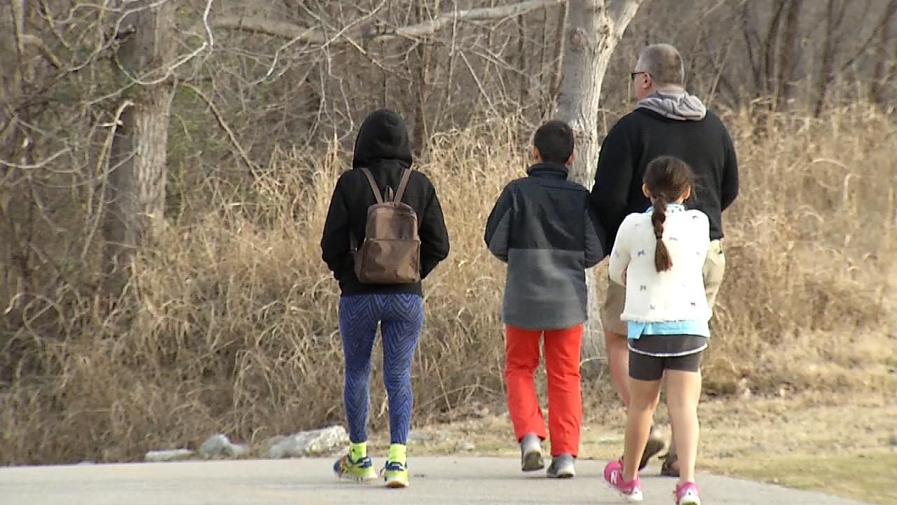 Warm Christmas Brings Hikers To Tulsa's Turkey Mountain