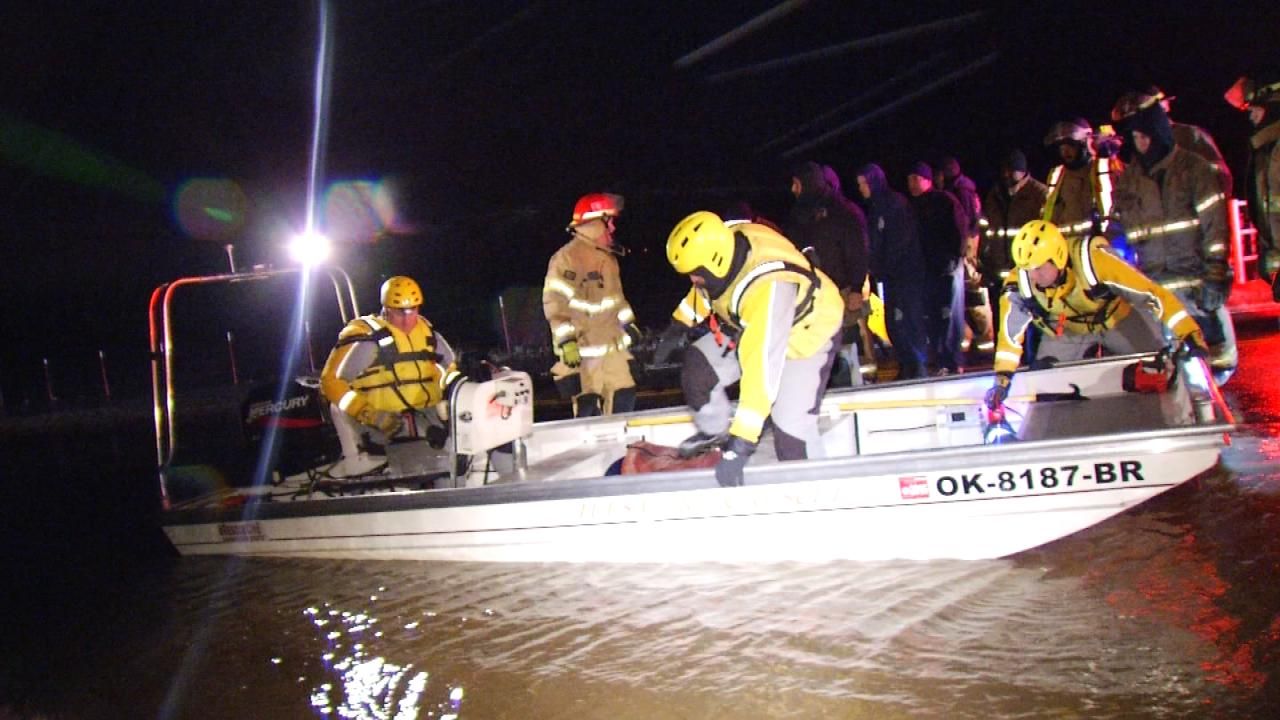 Two Jenks Families Rescued Because of High Water