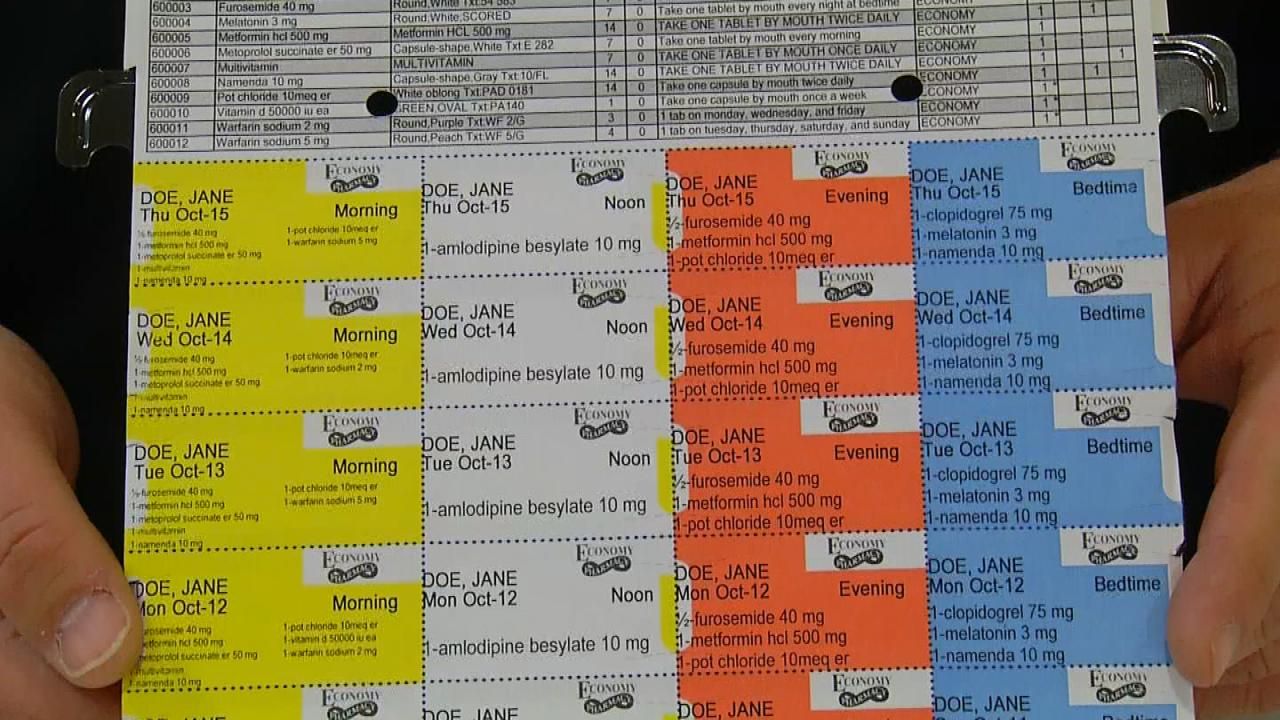 Color System Helps Oklahomans Keep Prescriptions Organized