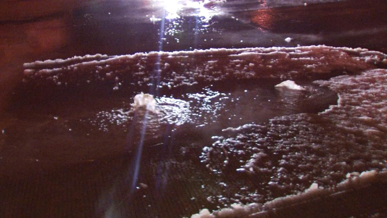 Water Main Break Covers Tulsa Street In Ice