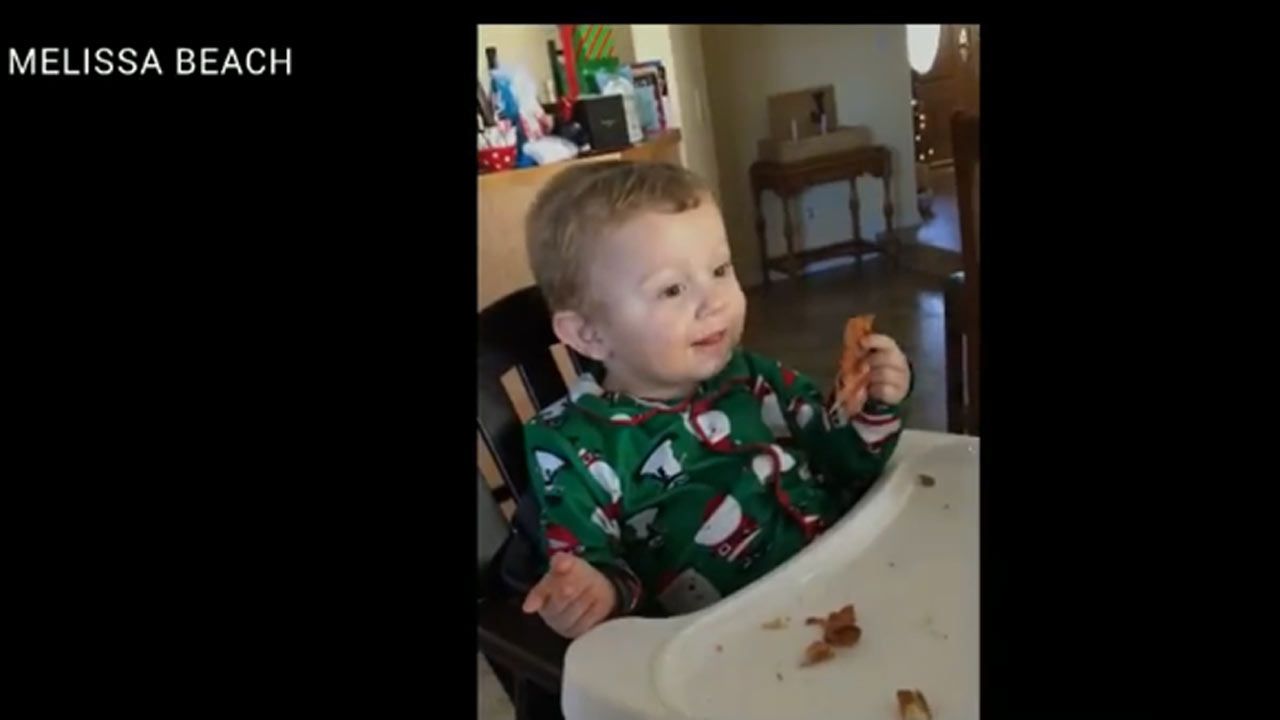 Watch: Baby's Reaction To Tasting Bacon For The First Time
