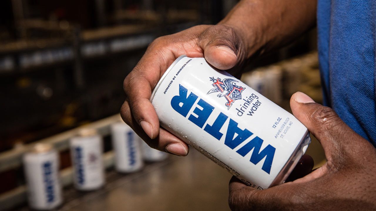 Anheuser-Busch Delivering Water To Oklahoma Flood, Storm Victims