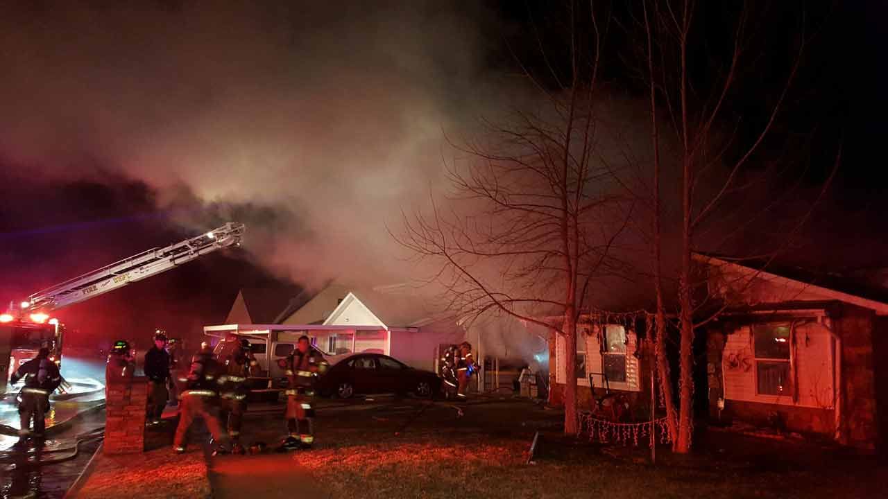 Tulsa Home Badly Damaged By Overnight Fire