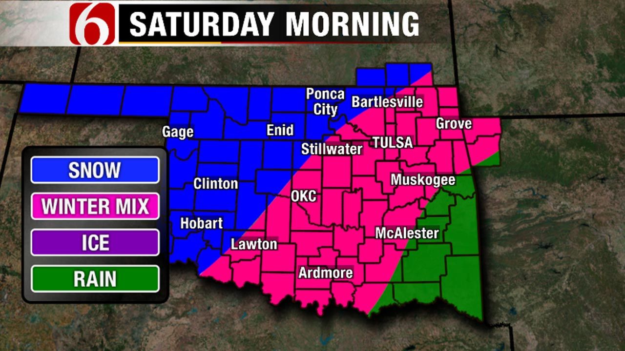 Travel Advisory Issued; Storm Could Bring Snow To Green Country