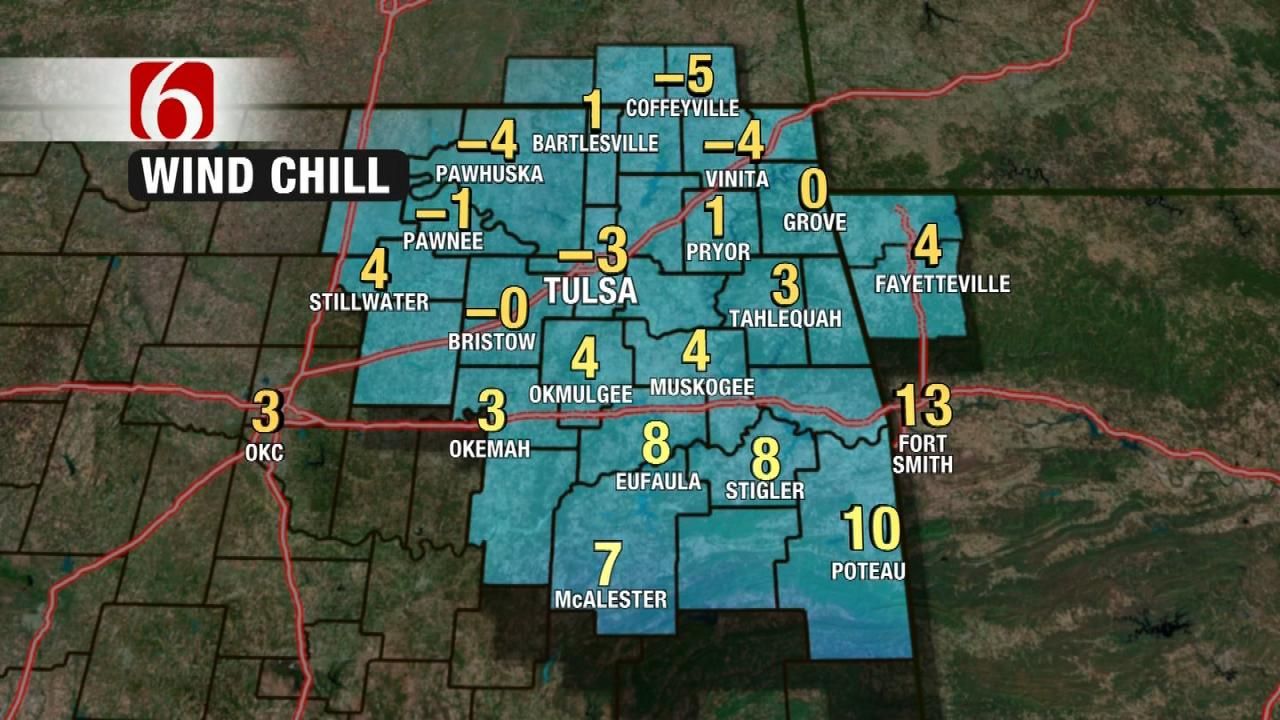 Oklahomans Waking To Dangerous Wind Chills