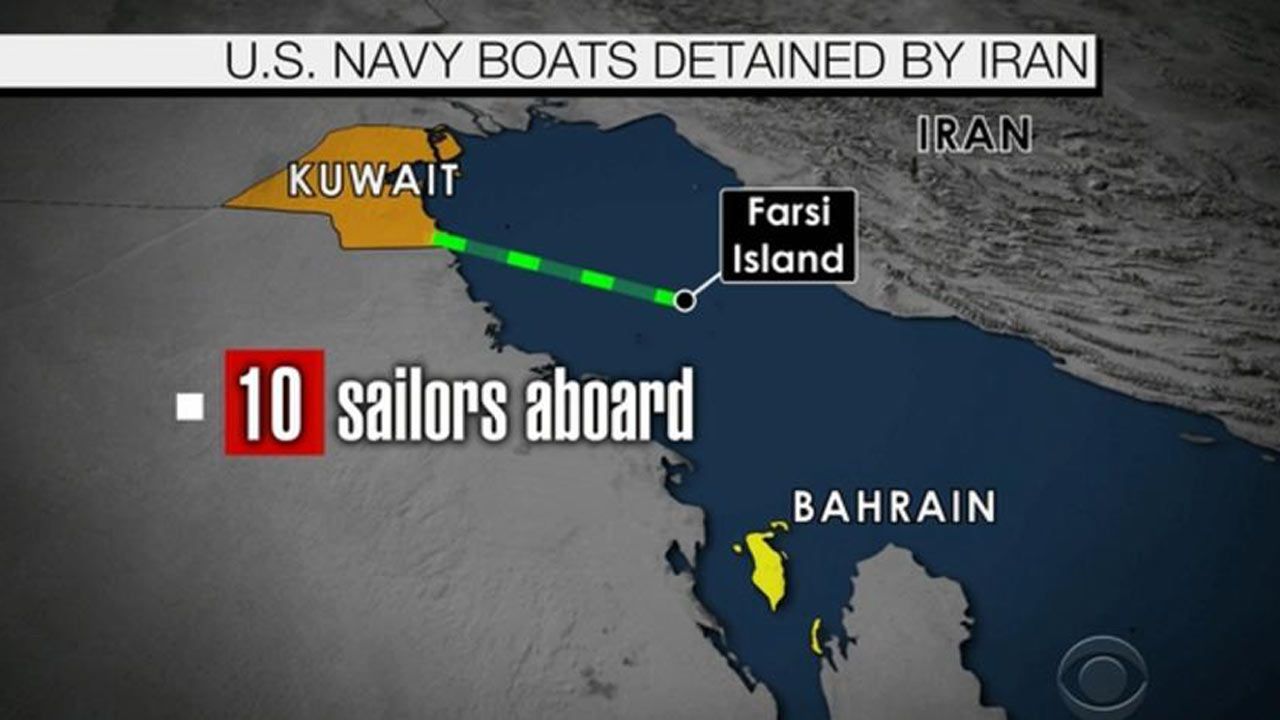 Iran Frees U.S. Sailors Captured In Persian Gulf