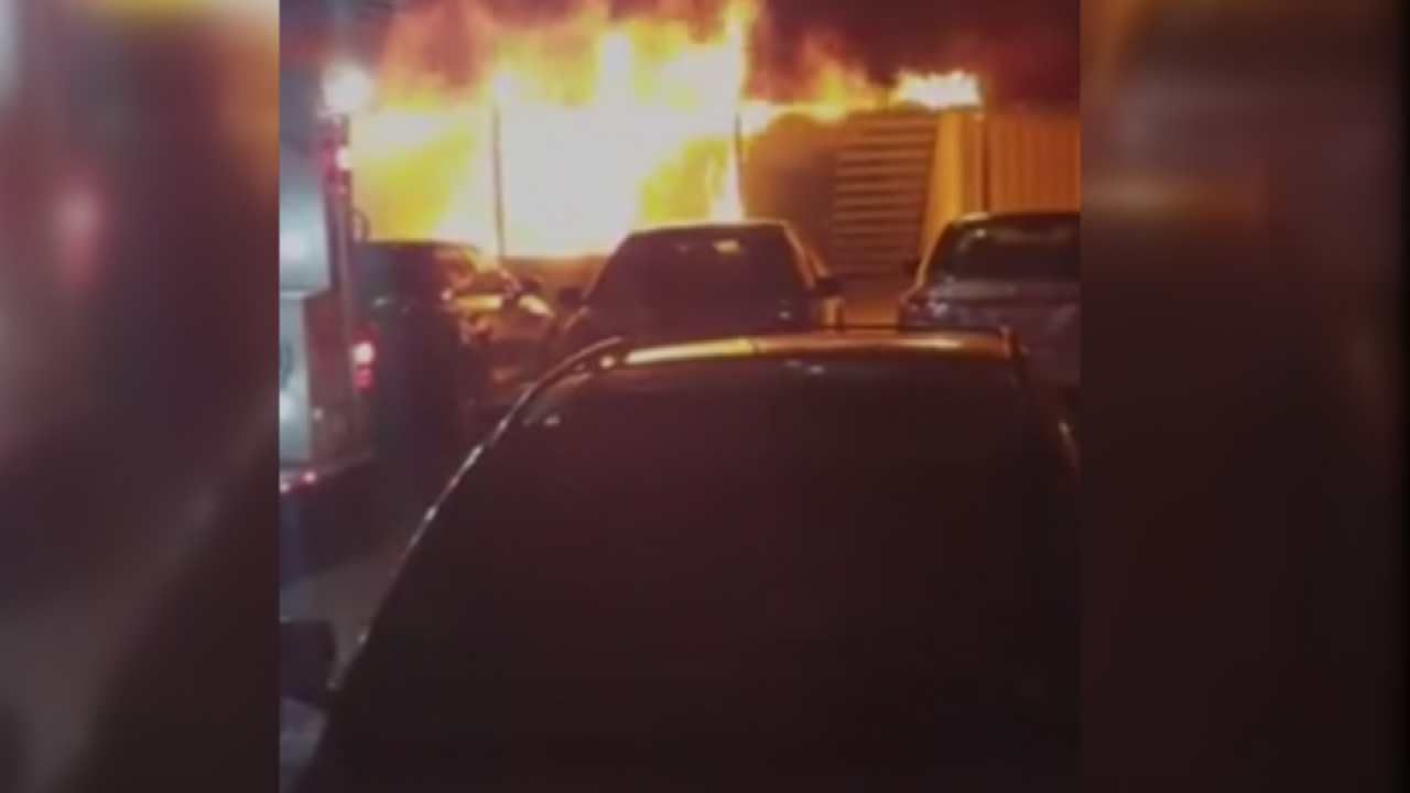 Two Residents Escape Tulsa Apartment Fire