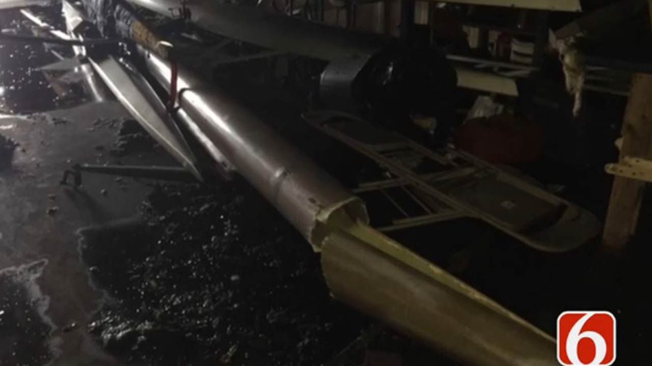 Tulsa Rowing Club Assesses Damage From Overnight Arson
