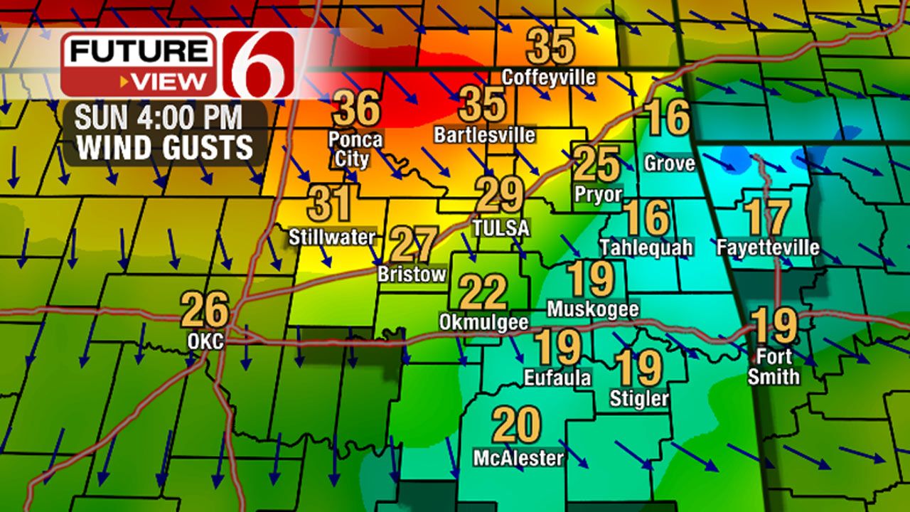 Sunny, Windy And Cool Across Green Country This Weekend