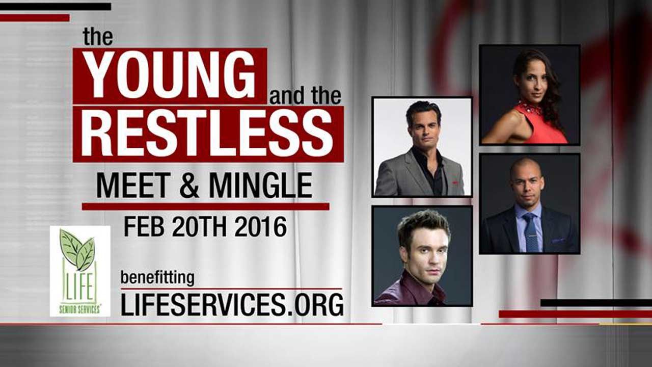 Meet The Young And The Restless Stars And Support LIFE Senior Services