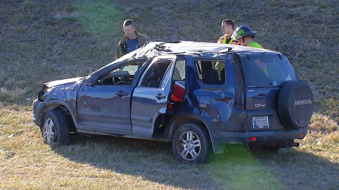 Crash Slows Westbound Traffic On Tulsa's BA Expressway