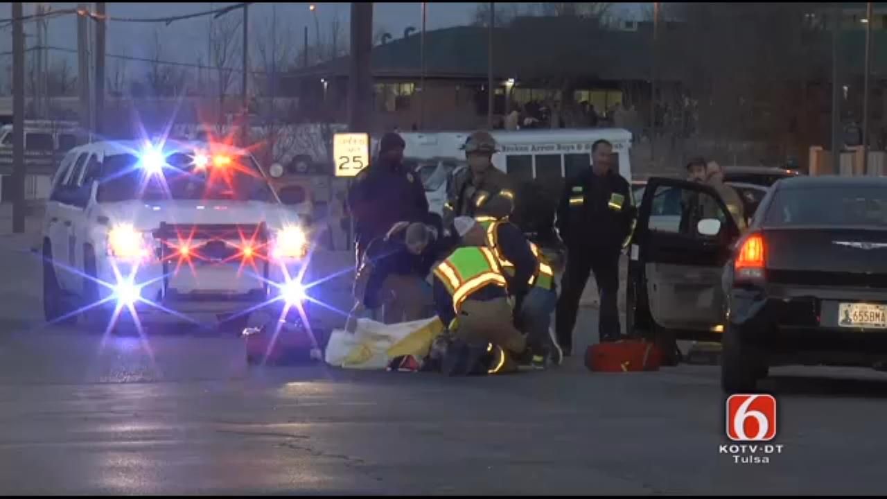 Man Hit Crossing Street In Downtown Tulsa
