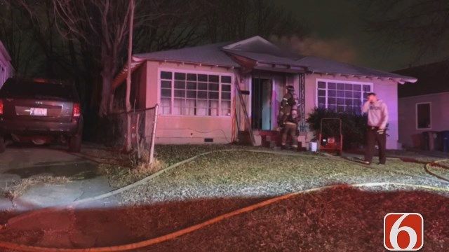 Dog Wakes Owner To Tulsa House Fire