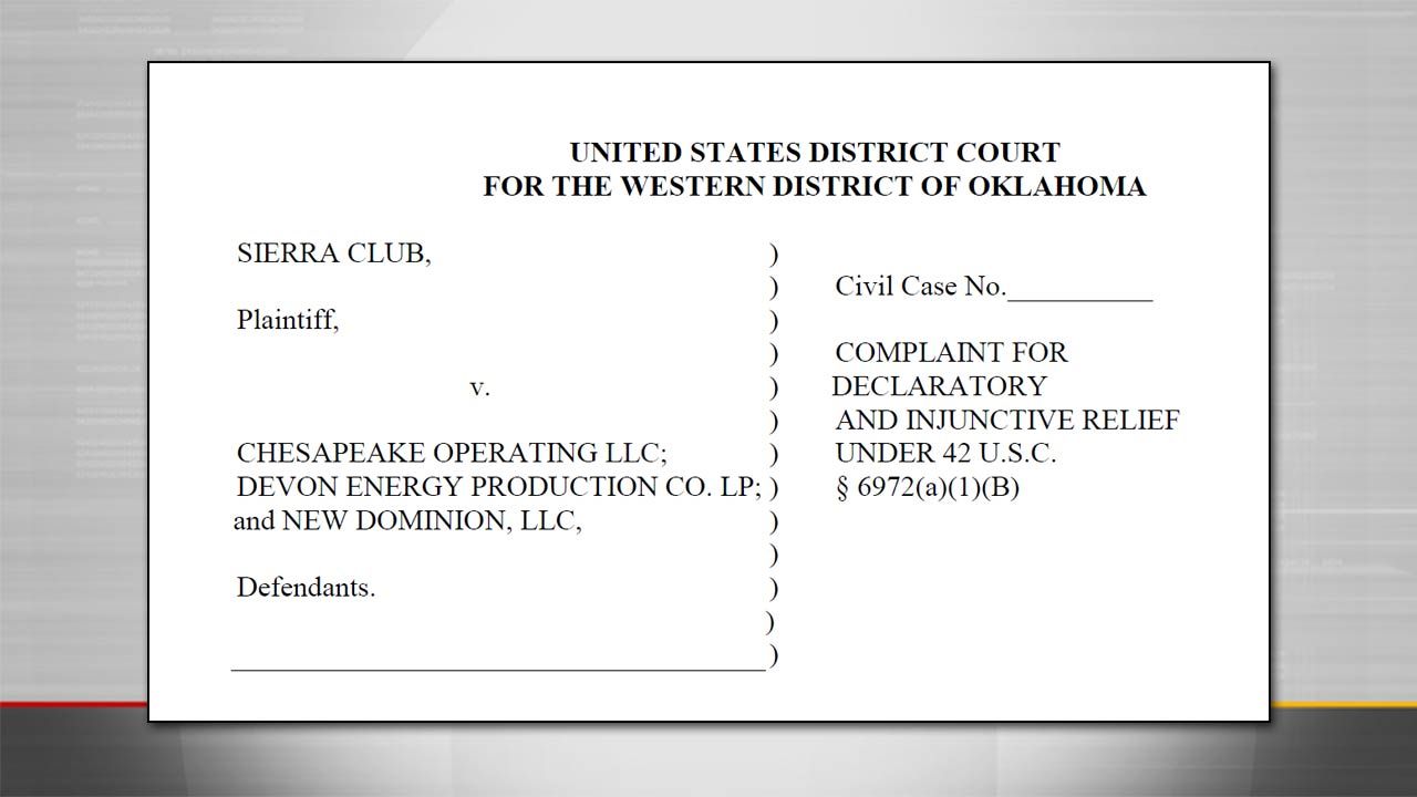 Sierra Club Sues Oklahoma Energy Companies Over Earthquakes