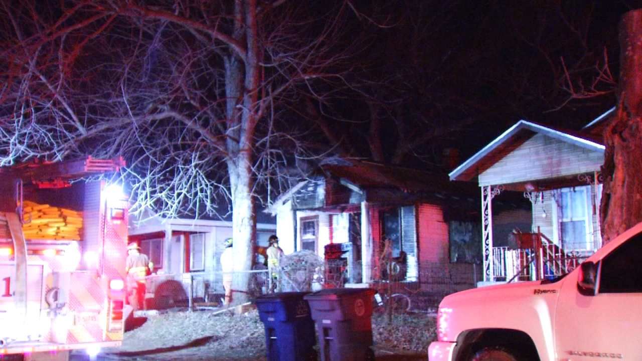 Two People Safe After Tulsa House Fire