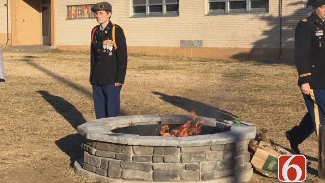 Tulsa Edison Students Hold 'Funeral' For Flags