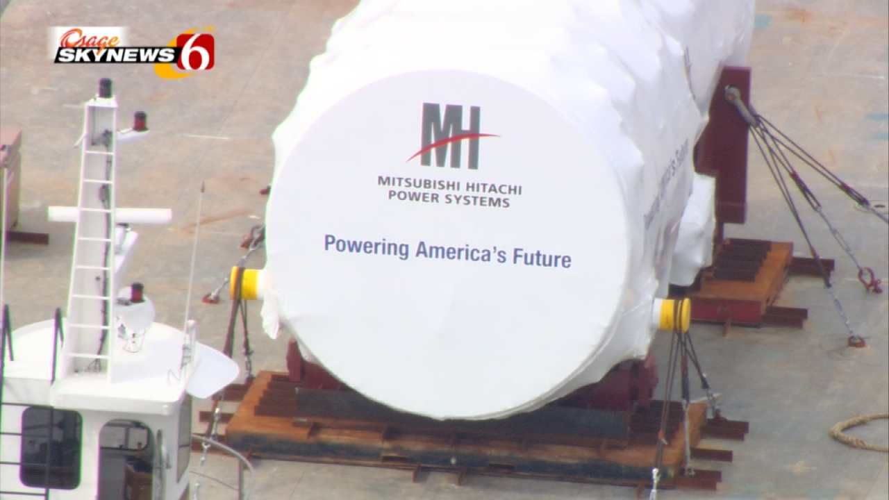Huge Gas Turbine Headed To GRDA's Chouteau Plant