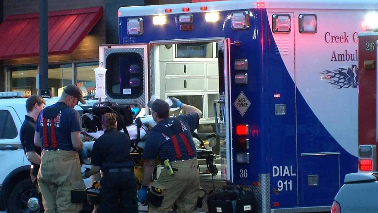Ambulance Called In From Creek County To Help West Tulsa Shooting Victim